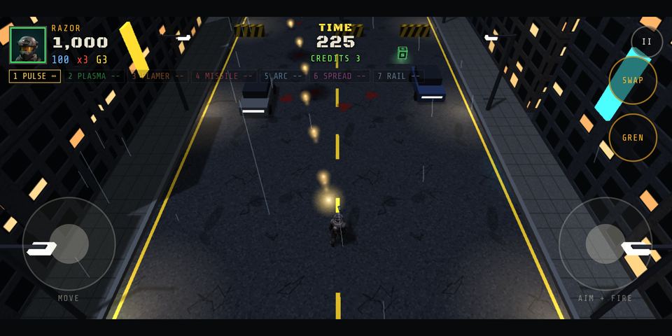 Sector 1: the city at night